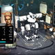 A setup screen shows customization options for mechs in the Front Mission remake.